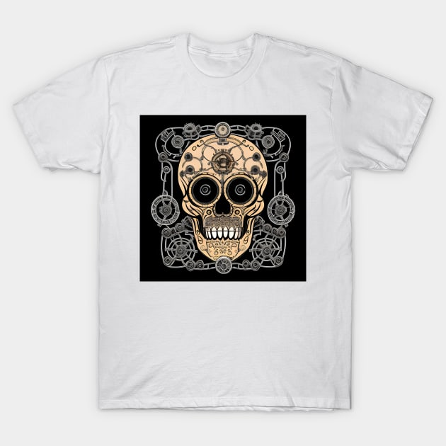 Skull T-Shirt by AlienMirror